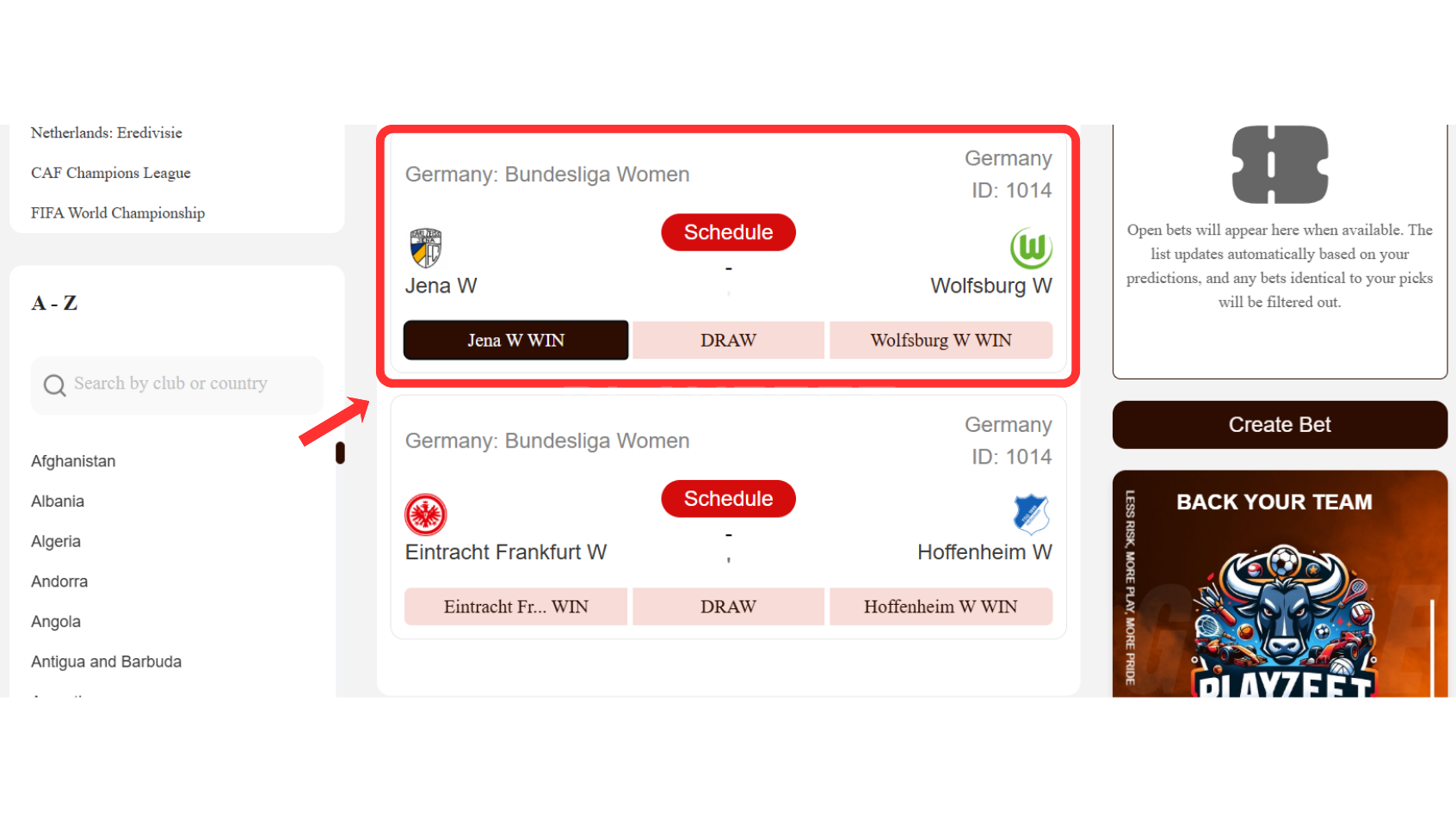 how to withdraw winnings from Playzeet peer to peer betting